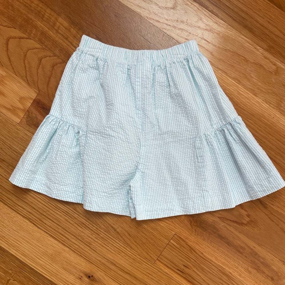 Little English girls seersucker shorts sz 7 - Picture 4 of 5